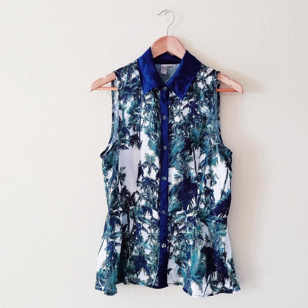 Tropical Collared Shirt